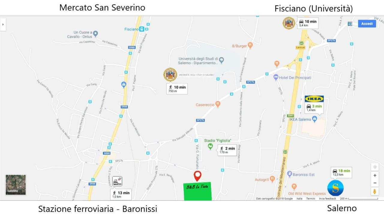 B&B La Tinta Baronissi Luaran gambar